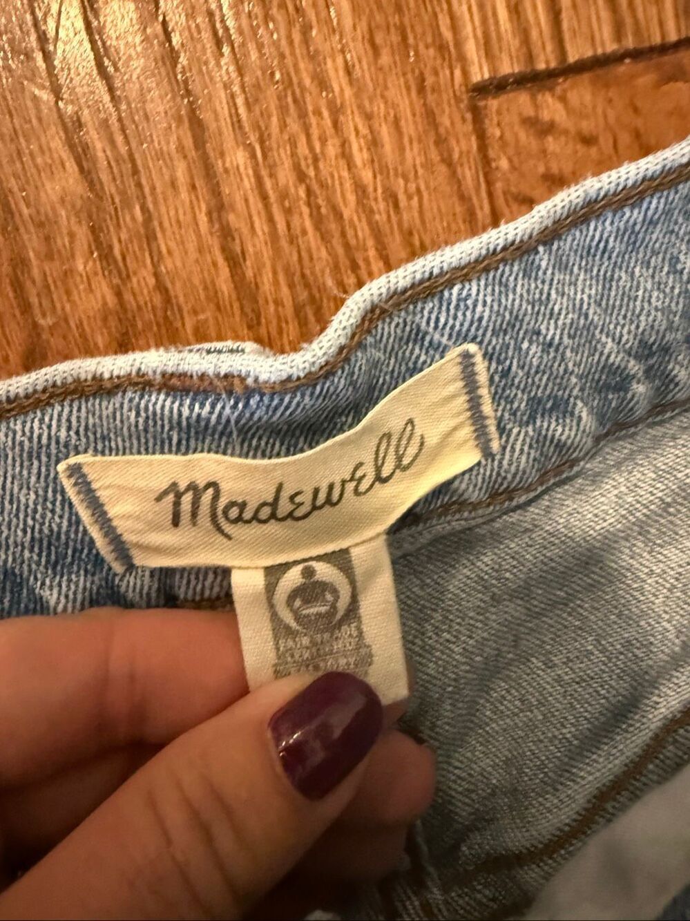 Madewell the perfect vintage wide leg crop Jean size 28 - Picture 5 of 10
